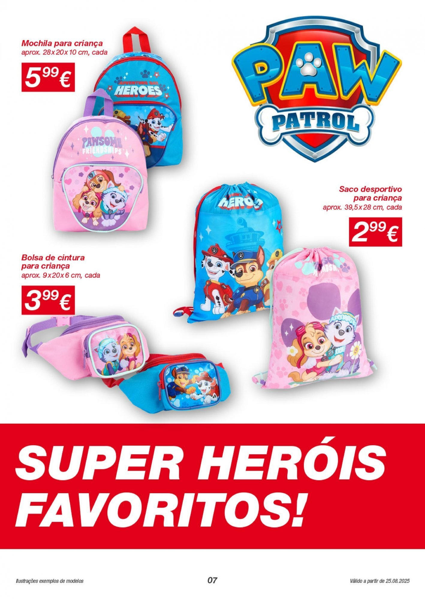 KIK - folheto  » de 24/08/2025 - 31/08/2025 | Página: 7 | Produtos: Mochila, Bolsa