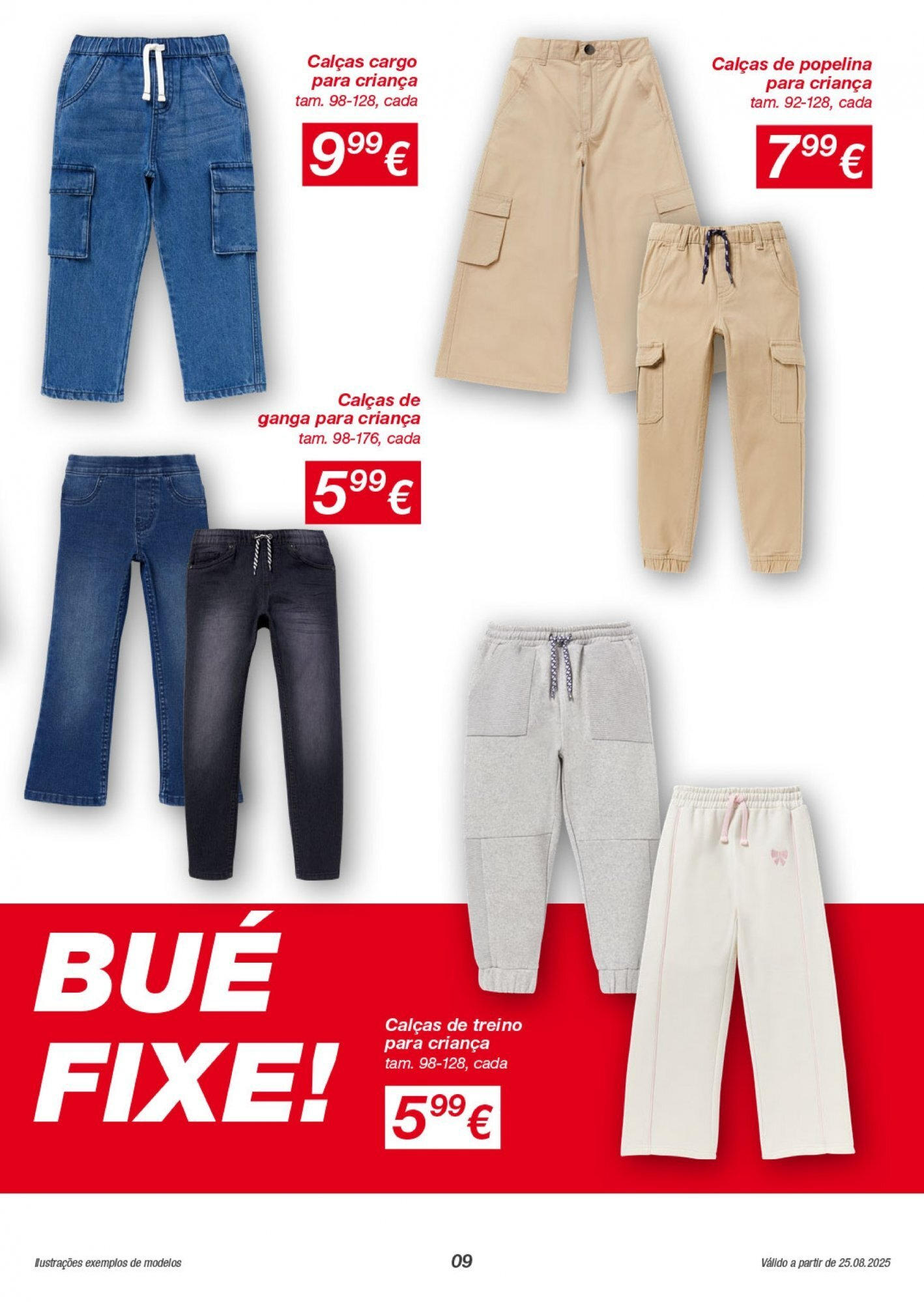 KIK - folheto  » de 24/08/2025 - 31/08/2025 | Página: 9 | Produtos: Calças