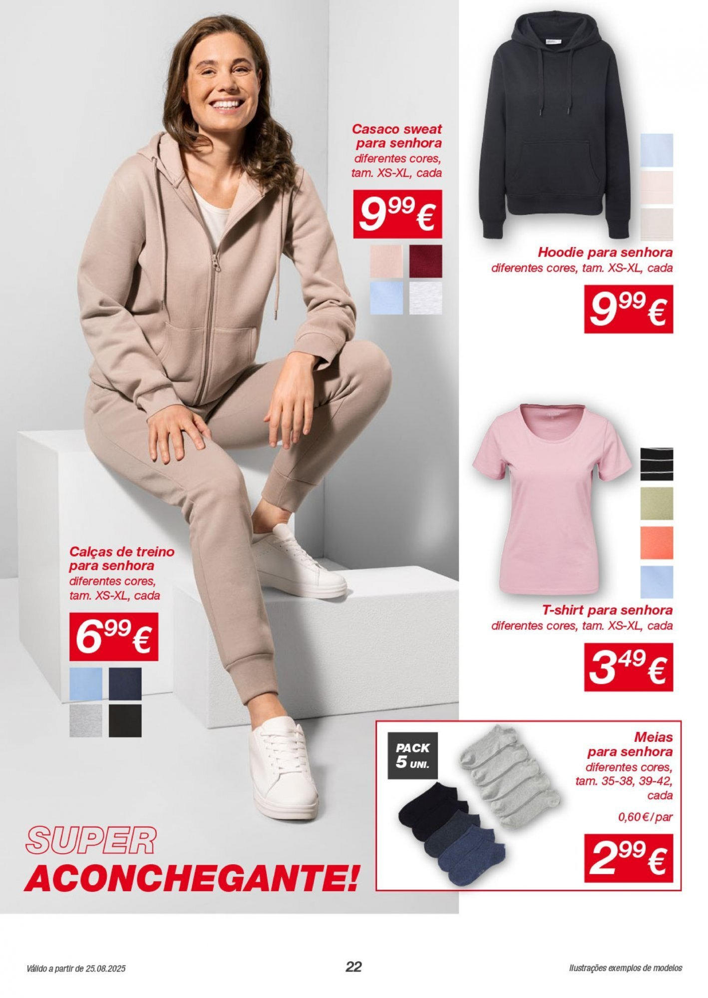KIK - folheto  » de 24/08/2025 - 31/08/2025 | Página: 22 | Produtos: Casaco, Calças, Meias