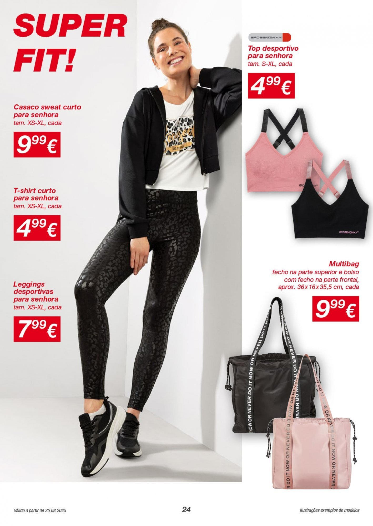 KIK - folheto  » de 24/08/2025 - 31/08/2025 | Página: 24 | Produtos: Casaco, Top, Leggings