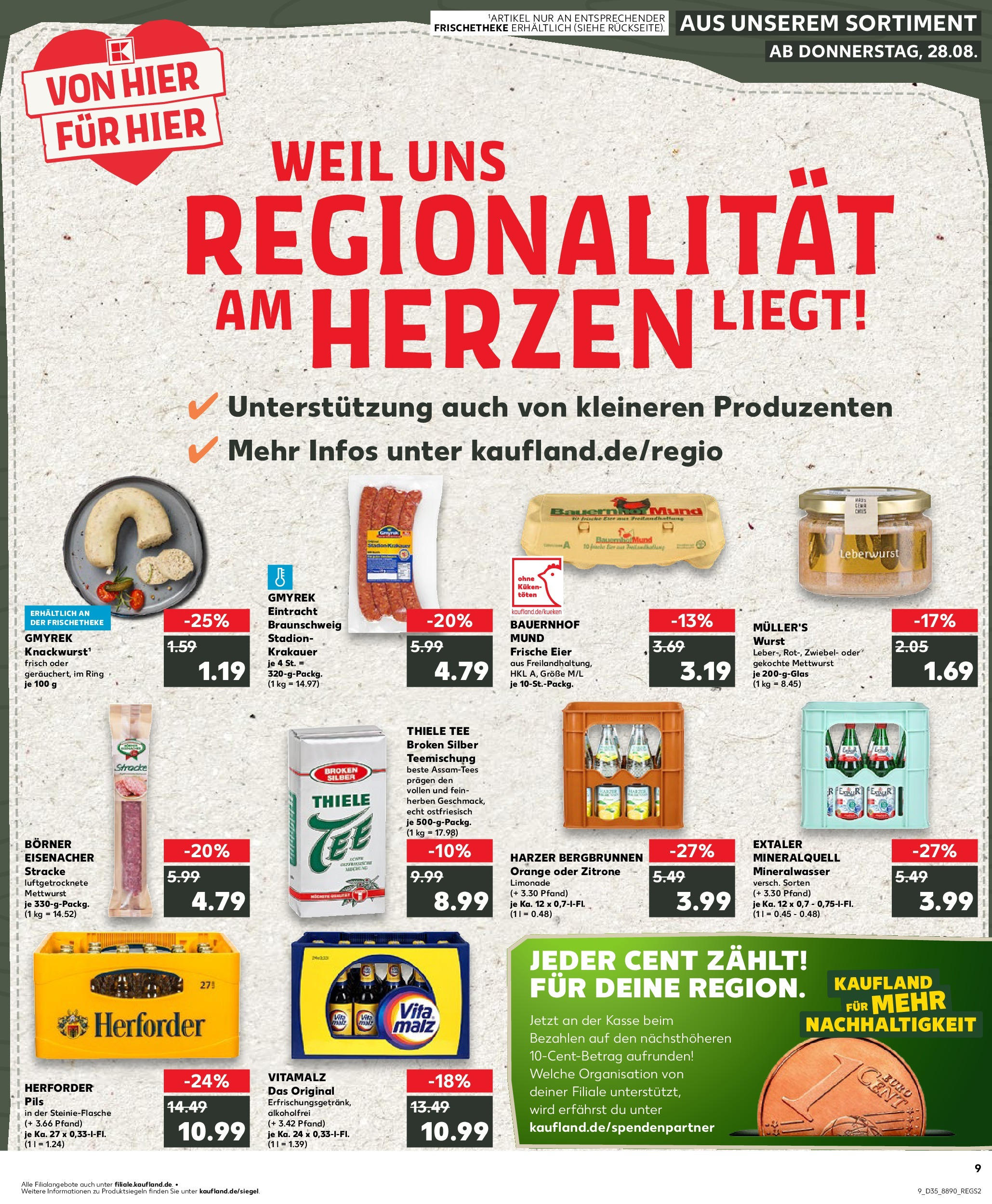 Prospekt Kaufland ab 28.08.2025 » Angebote und Werbung Online | Seite: 1 | Produkte: Pils, Limonade, Mineralwasser, Zitrone Prospekt Kaufland ab 28.08.2025 » Angebote Online zum Blättern | Seite: 1 | Produkte: Pils, Limonade, Mineralwasser, Zitrone