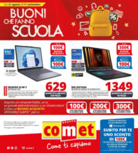 Buoni che fanno scuola da Comet!