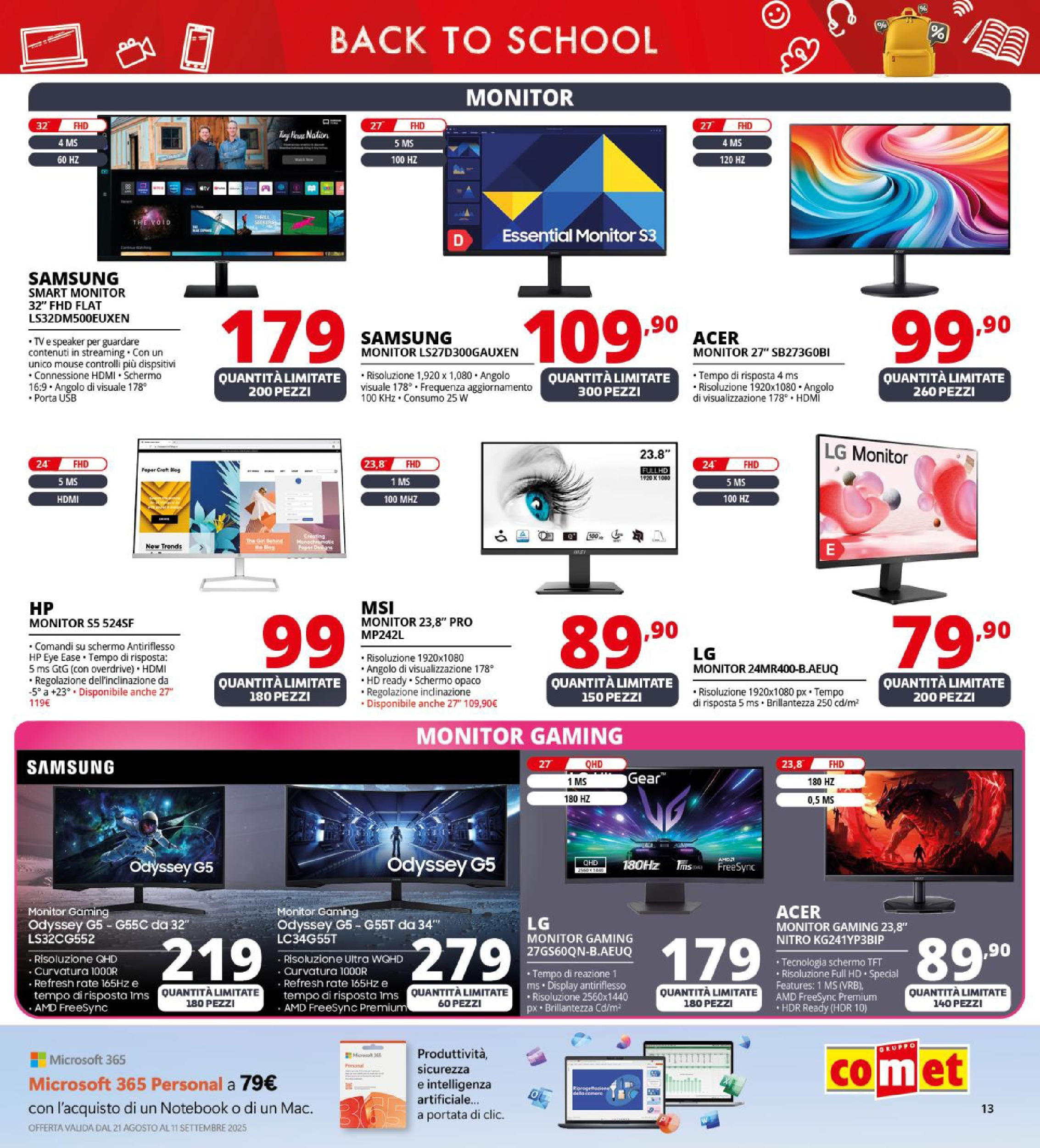 Comet - Buoni che fanno scuola da Comet! dal 20/08/2025 anteprima > nuovo offerte!⏳ | Pagina: 13 | Prodotti: Mouse, TV, Speaker, USB Nuovo Comet - Buoni che fanno scuola da Comet! dal 20/08/2025 > offerte anteprima 🛍️ | Pagina: 13 | Prodotti: Mouse, TV, Speaker, USB