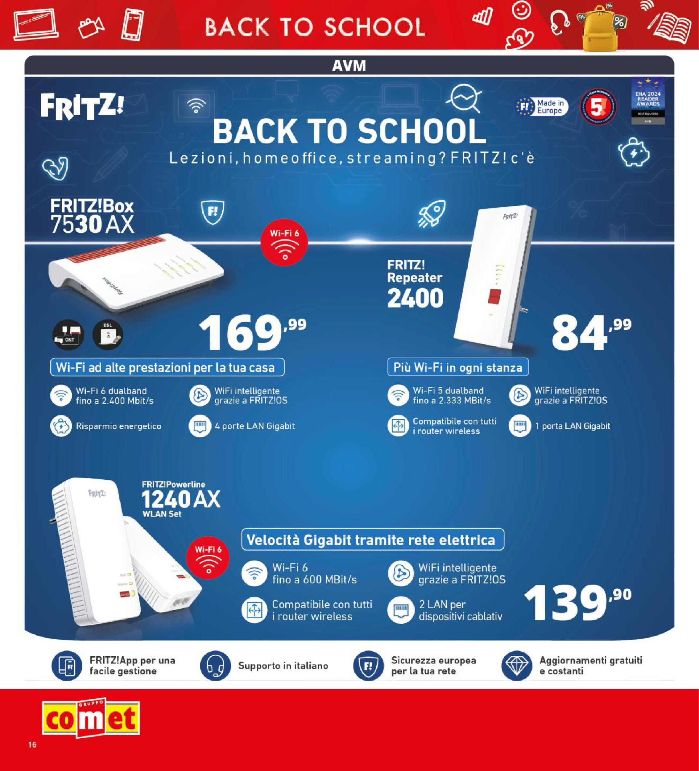 Comet - Buoni che fanno scuola da Comet! dal 20/08/2025 anteprima > nuovo offerte!⏳ | Pagina: 16 | Prodotti: Router Nuovo Comet - Buoni che fanno scuola da Comet! dal 20/08/2025 > offerte anteprima 🛍️ | Pagina: 16 | Prodotti: Router