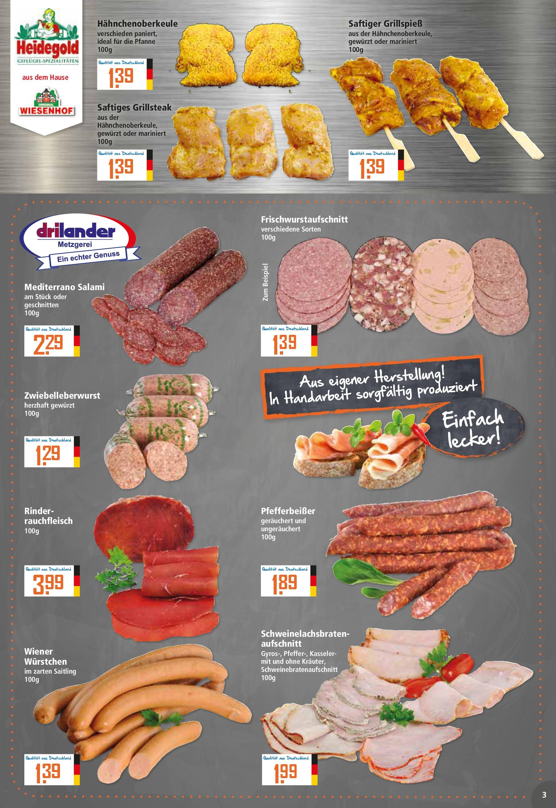 Klaas & Kock Prospekt 	 (ab 01.09.2025) zum Blättern | Seite: 3 | Produkte: Salami