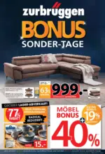 Zurbrüggen Zurbrüggen: Bonus Sonder-Tage - bis 06.09.2025