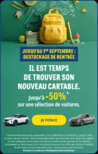 Aramis Auto DESTOCKAGE DE RENTRÉE - au 01.09.2025