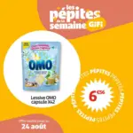 GiFi C’est LA pépite GiFi de la semaine : la lessive OMO ! - au 24.08.2025