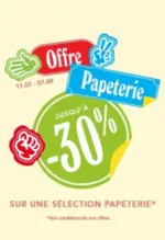 BHV Jusqu'à -30% sur une sélection d'articles de papeterie. Voir conditions. - au 07.09.2025