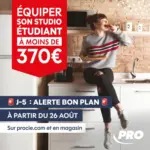 PRO&Cie Alerte bon plan studio étudiant à moins de 370 € ! - au 31.08.2025