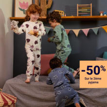 -50% sur le 2ème pyjama
