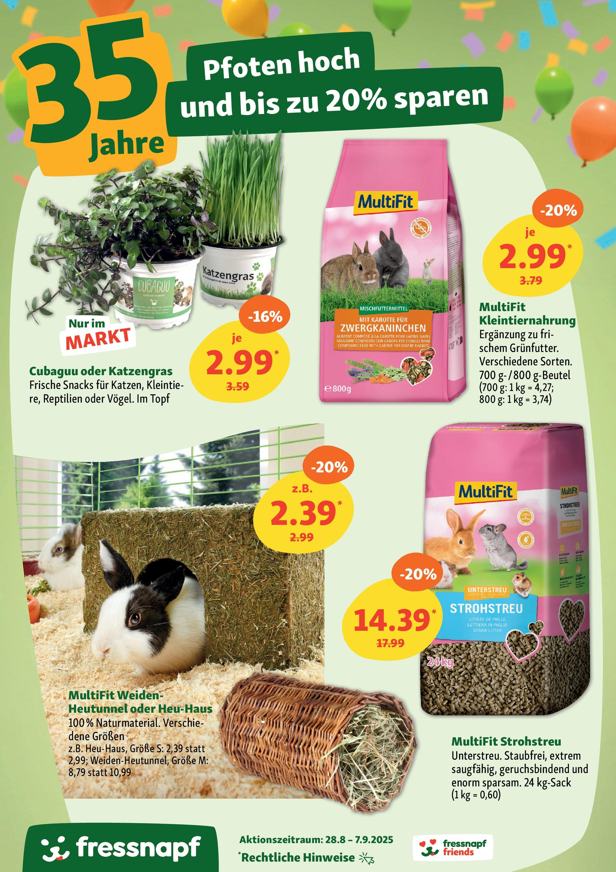 Fressnapf - Fressnapf: Pfoten hoch, Preise runter! (ab 27.08.2025) zum Blättern | Seite: 17 | Produkte: Karotte