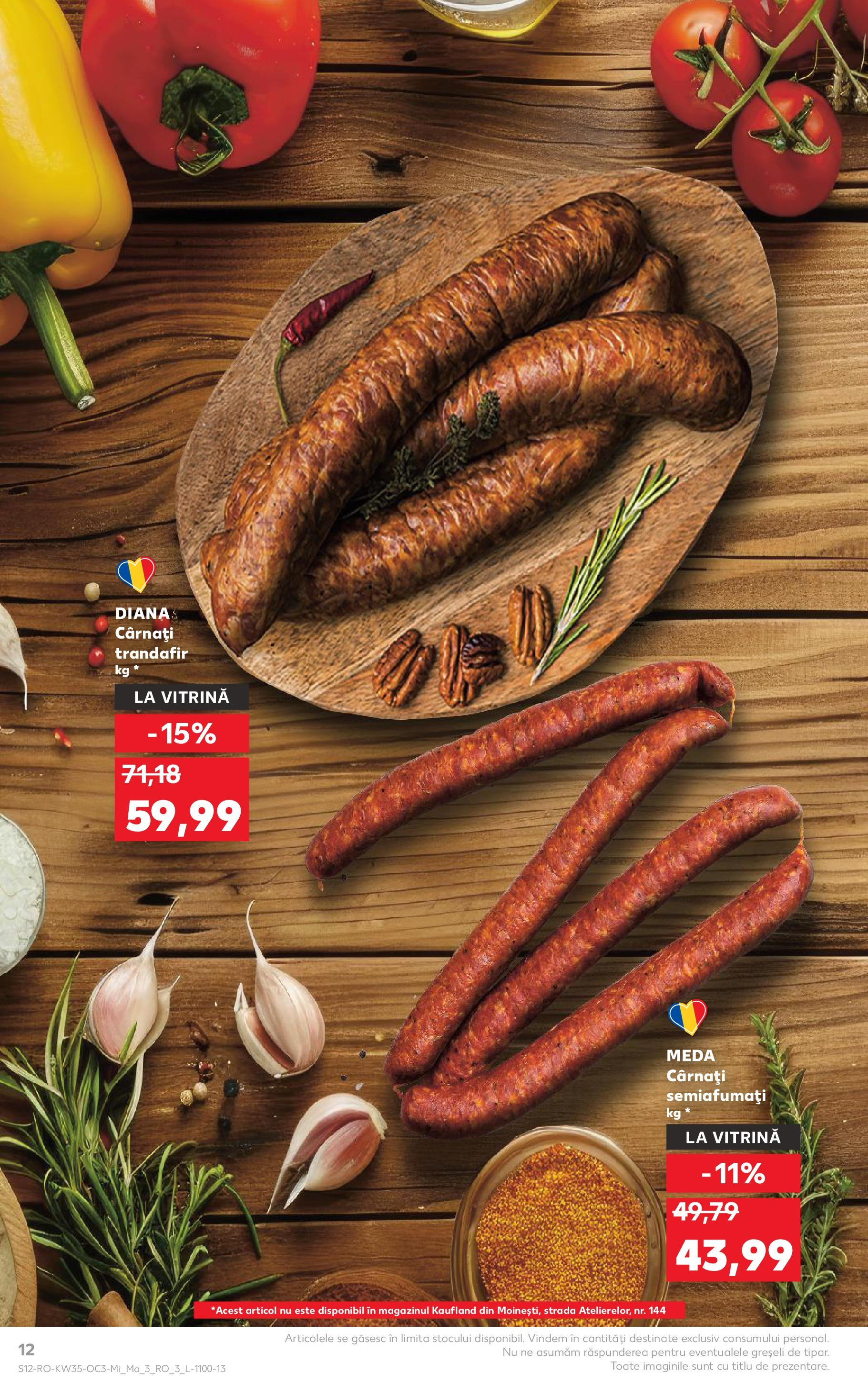 Catalog Kaufland - Fălticeni 27.08.2025 - Revista si Oferta | Pagină: 12 | Produse: Trandafir, Vitrină, Cârnați