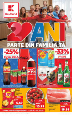 Previzualizarea de cataloage: Kaufland Catalog nou - Bucureşti valabil de la 27.08.2025
