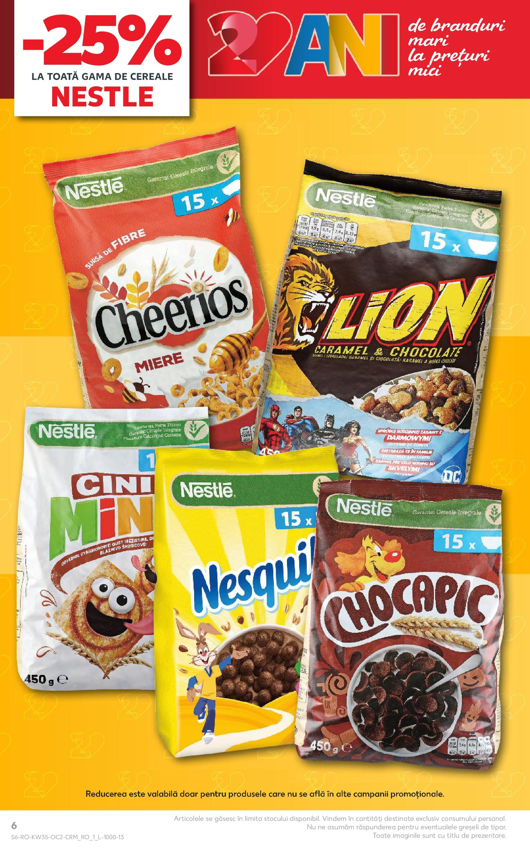 Catalog Kaufland - Deva 27.08.2025 - Revista si Oferta | Pagină: 6 | Produse: Pat, Mici, Cereale