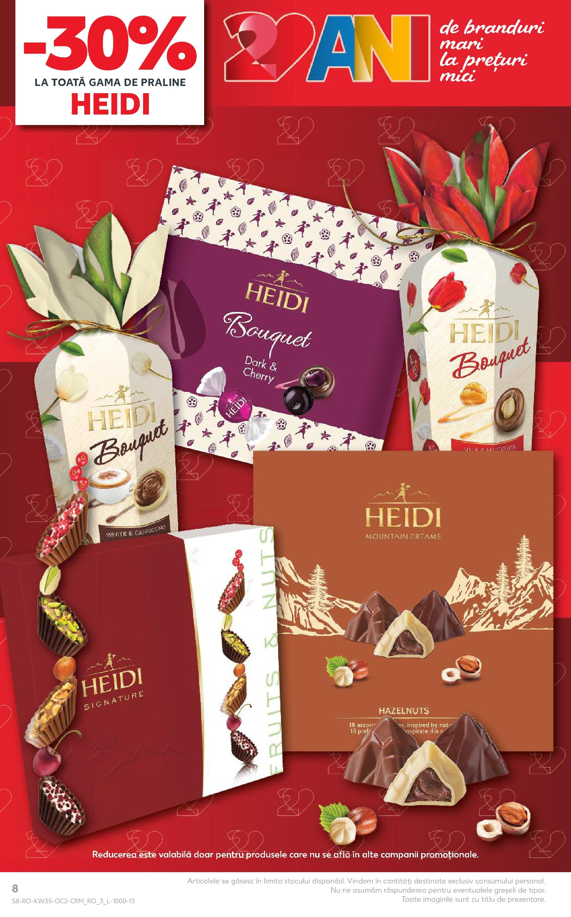 Catalog Kaufland - Deva 27.08.2025 - Revista si Oferta | Pagină: 8 | Produse: Mici, Praline