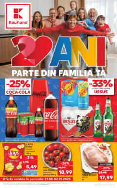 Catalog Kaufland - Zalau – previzualizare al pliantului de la Kaufland valabil de la 27.08.2025