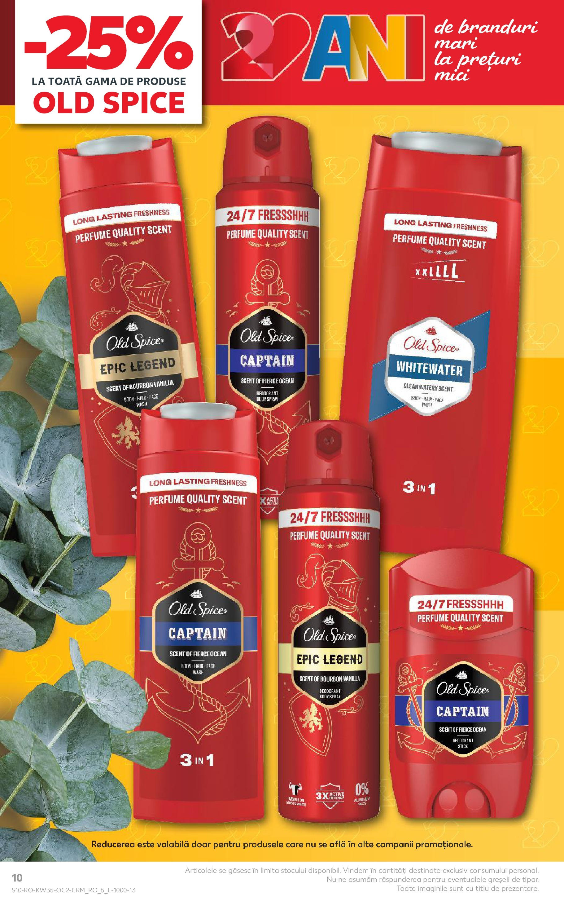 Catalog Kaufland - Deva 27.08.2025 - Revista si Oferta | Pagină: 10 | Produse: Body, Mici, Deodorant, Bourbon