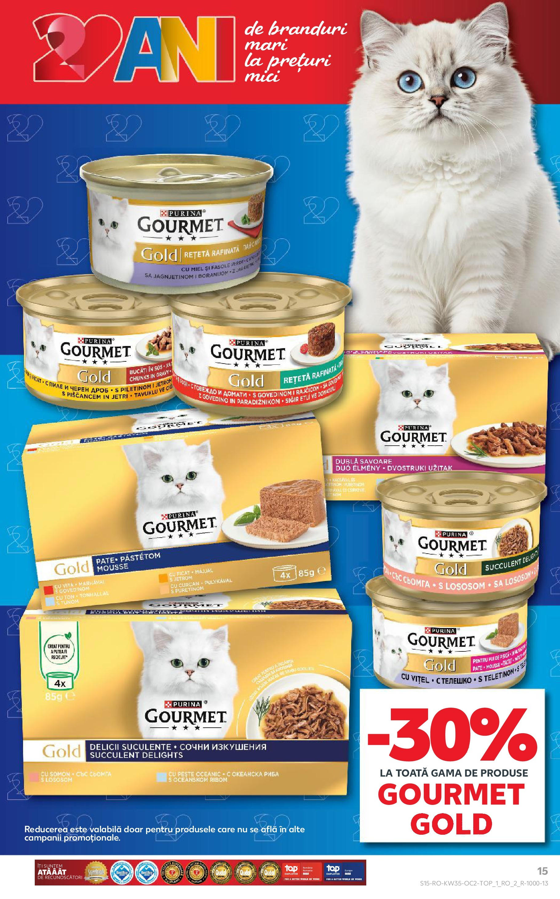 Catalog Kaufland - Deva 27.08.2025 - Revista si Oferta | Pagină: 15 | Produse: Hacıyatmaz Kedi Oyuncağı, Mici, Pește, Fasole verde