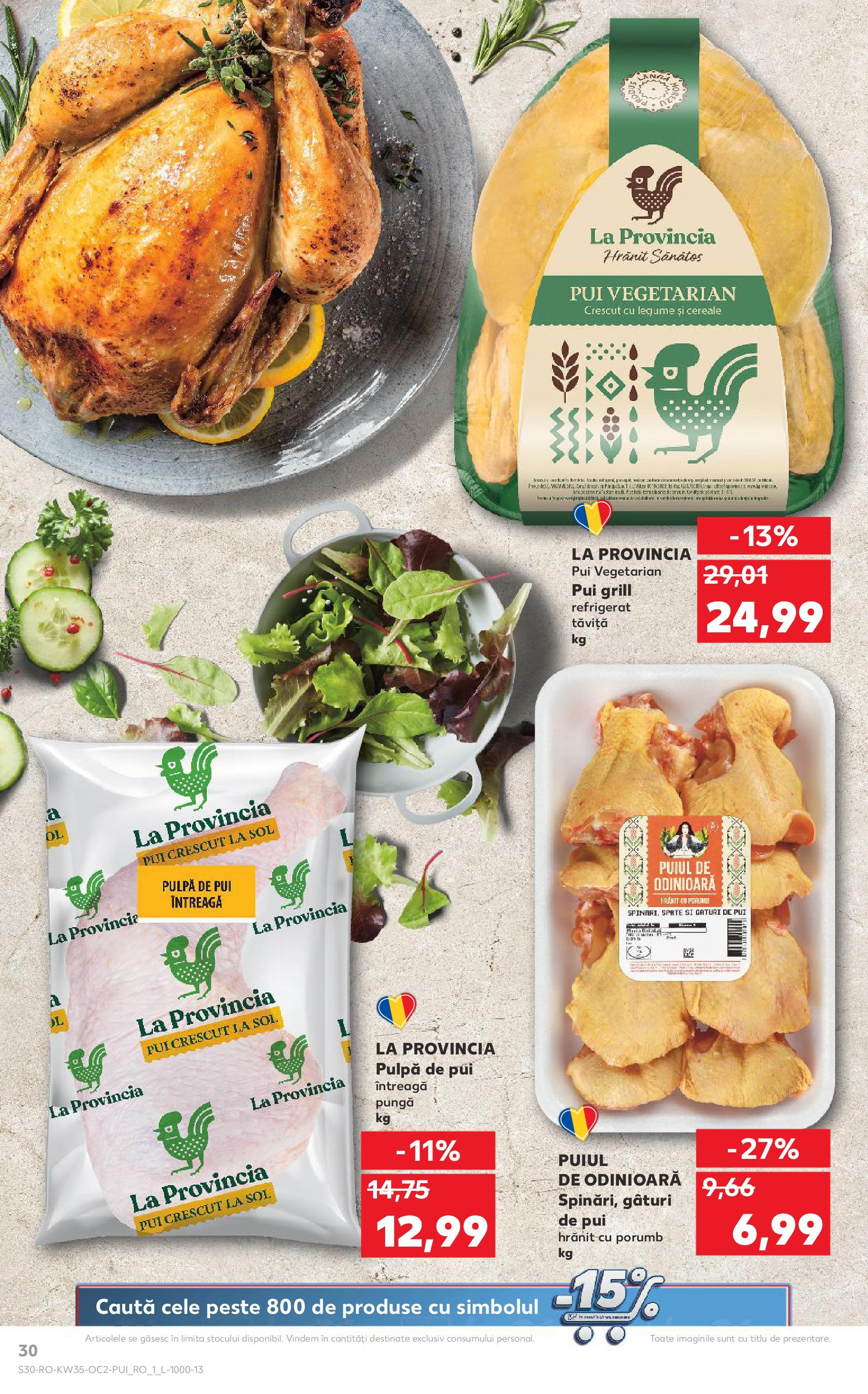 Catalog Kaufland - Deva 27.08.2025 - Revista si Oferta | Pagină: 30 | Produse: Hacıyatmaz Kedi Oyuncağı, Pește, Cereale, Legume
