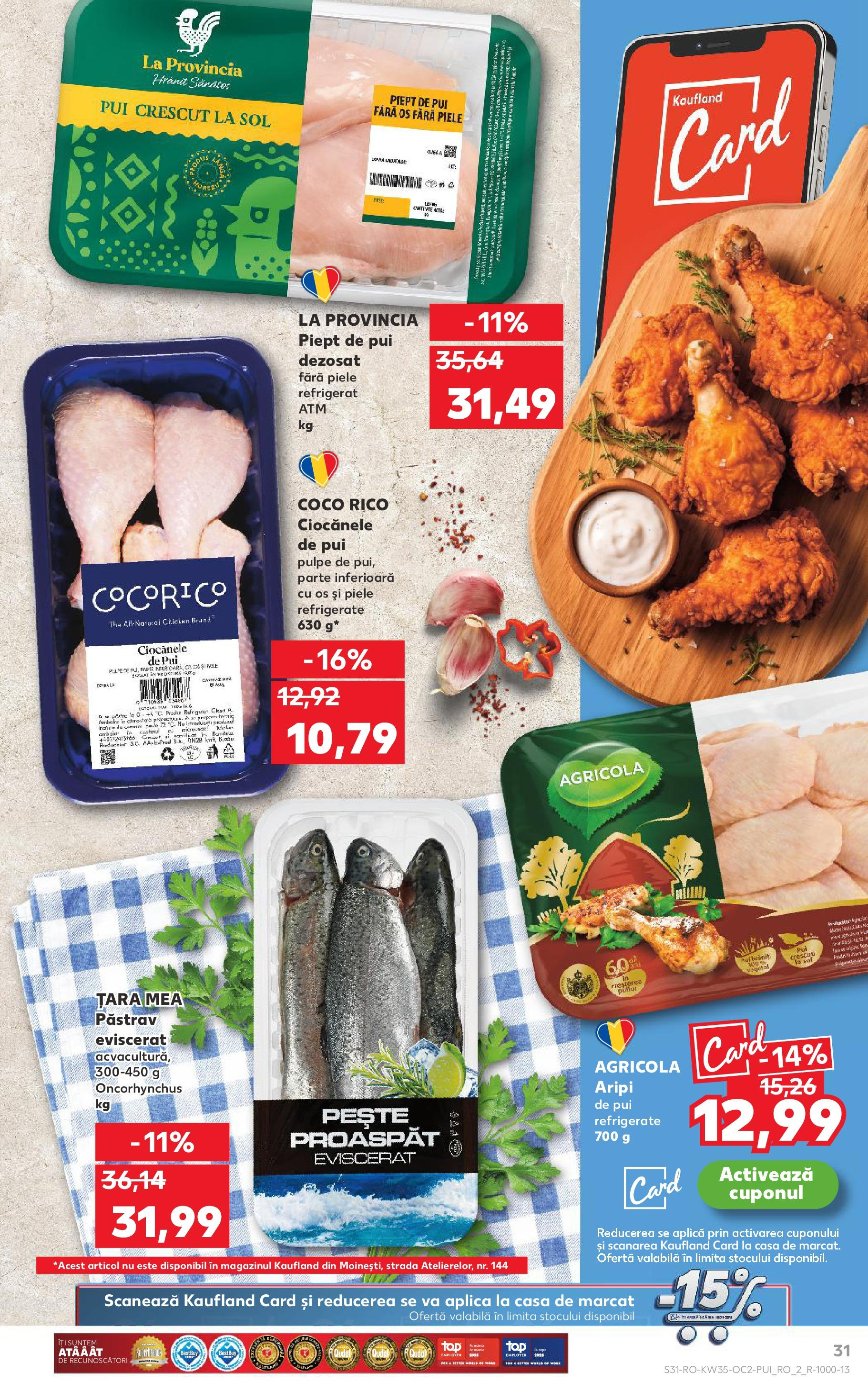 Catalog Kaufland - Deva 27.08.2025 - Revista si Oferta | Pagină: 31 | Produse: Hacıyatmaz Kedi Oyuncağı, Pește