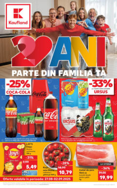 Catalog Kaufland - Tulcea – previzualizare al pliantului de la Kaufland valabil de la 27.08.2025