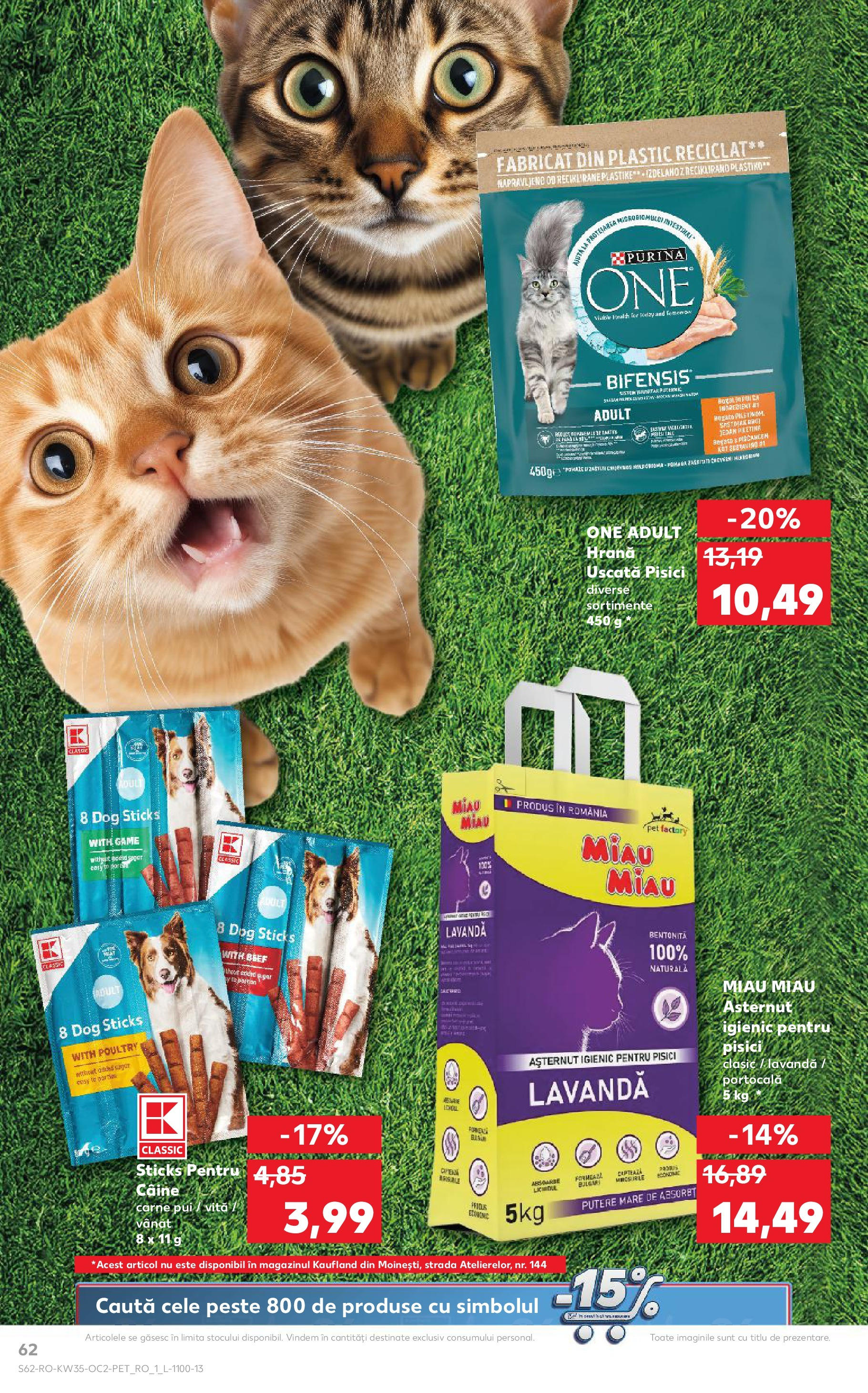 Catalog Kaufland - Arad 27.08.2025 - Revista si Oferta | Pagină: 62 | Produse: Hacıyatmaz Kedi Oyuncağı, Pește