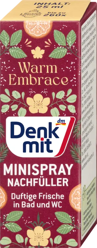 Denkmit Lufterfrischer Minispray Warm Embrace Nachfüllpack