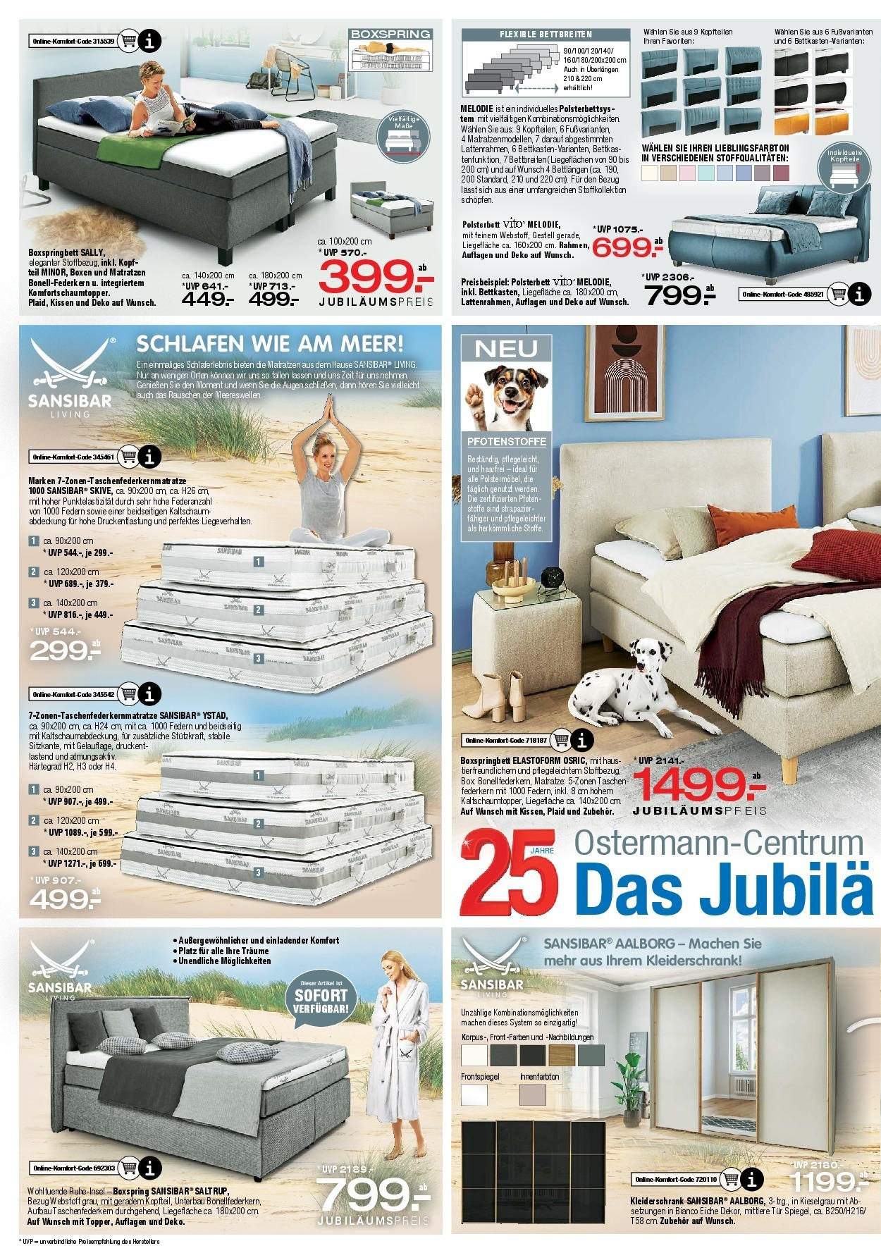 Ostermann - Möbel Ostermann: Neue Möbel wirken Wunder. (ab 29.08.2025) zum Blättern | Seite: 3 | Produkte: Matratze, Kleiderschrank, Polsterbett, Box Ostermann - Möbel Ostermann: Neue Möbel wirken Wunder. (ab 29.08.2025) zum Blättern | Seite: 3 | Produkte: Matratze, Kleiderschrank, Polsterbett, Box