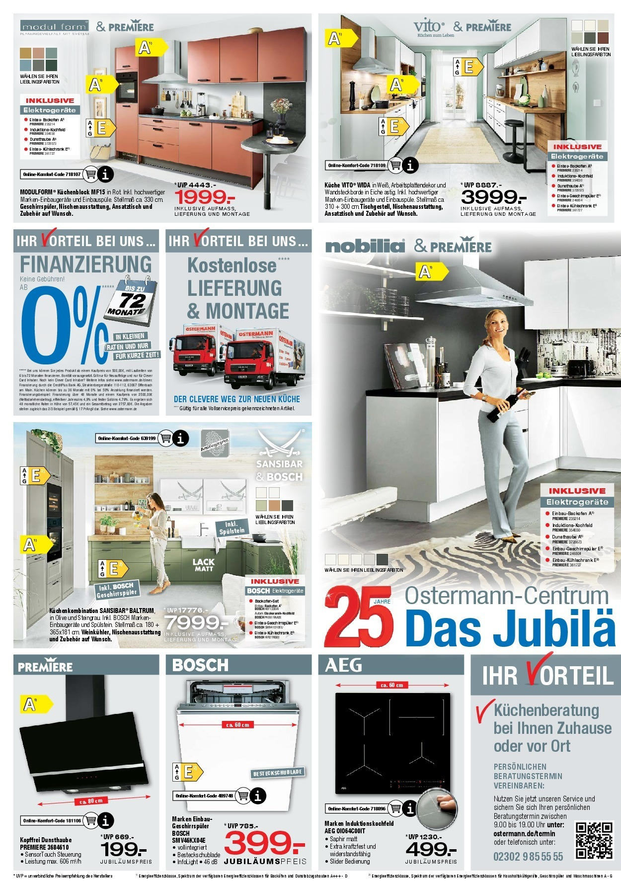 Ostermann - Möbel Ostermann: Neue Möbel wirken Wunder. (ab 29.08.2025) zum Blättern | Seite: 7 | Produkte: AEG, Kochfeld, Kuchen, Uhr Ostermann - Möbel Ostermann: Neue Möbel wirken Wunder. (ab 29.08.2025) zum Blättern | Seite: 7 | Produkte: AEG, Kochfeld, Kuchen, Uhr