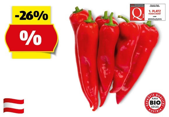 ZURÜCK ZUM URSPRUNG BIO Spitzpaprikararitäten aus Österreich, 300 g