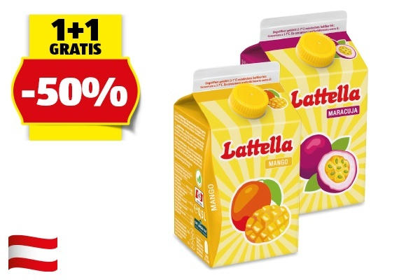 LATTELLA Fruchtmolke, 500 ml