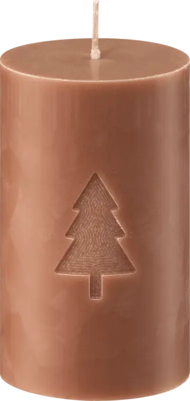 Profissimo Kerze mit Motiv 60/10 rostbraun