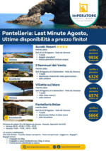 Imperatore Viaggi Pantelleria: Last Minute Agosto, Ultime disponibilità a prezzo finito! - al 06.09.2025