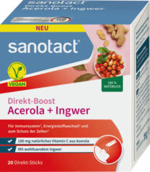 sanotact Acerola & Ingwer Sticks, 20 St