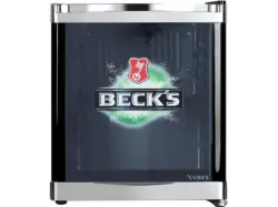 Cubes CC 240 E BECK'S Getränkekühlschrank (E, 510 mm hoch, Schwarz / Grün, 48 l)