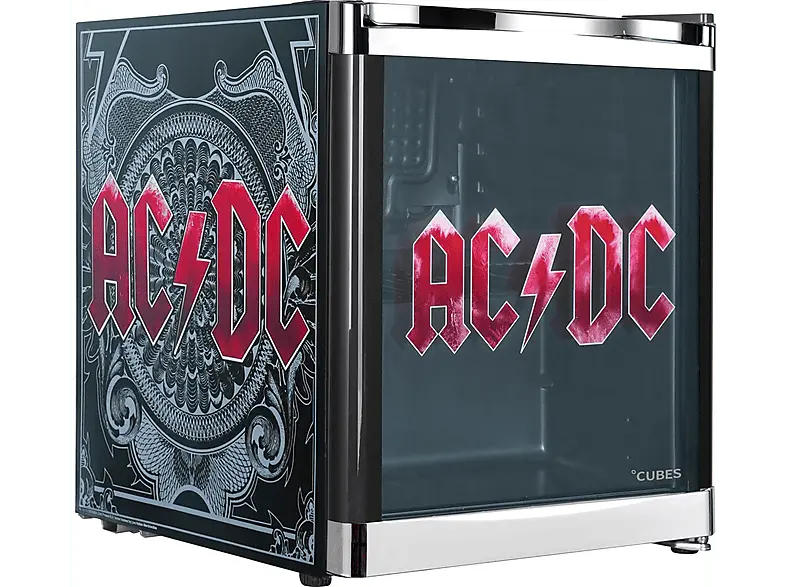 Cubes CC 202 E ACDC Getränkekühlschrank (E, 510 mm hoch, Schwarz / Rot, 48 l)