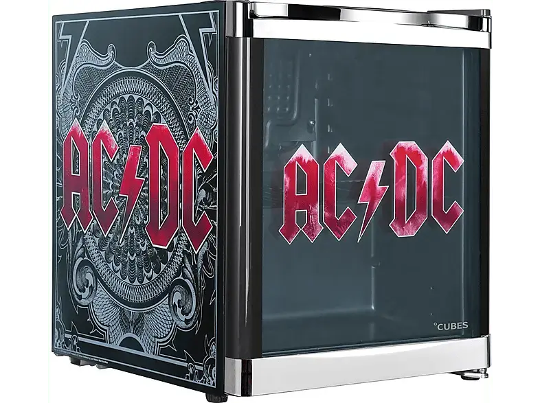 Cubes CC 202 E ACDC Getränkekühlschrank (E, 510 mm hoch, Schwarz / Rot, 48 l)