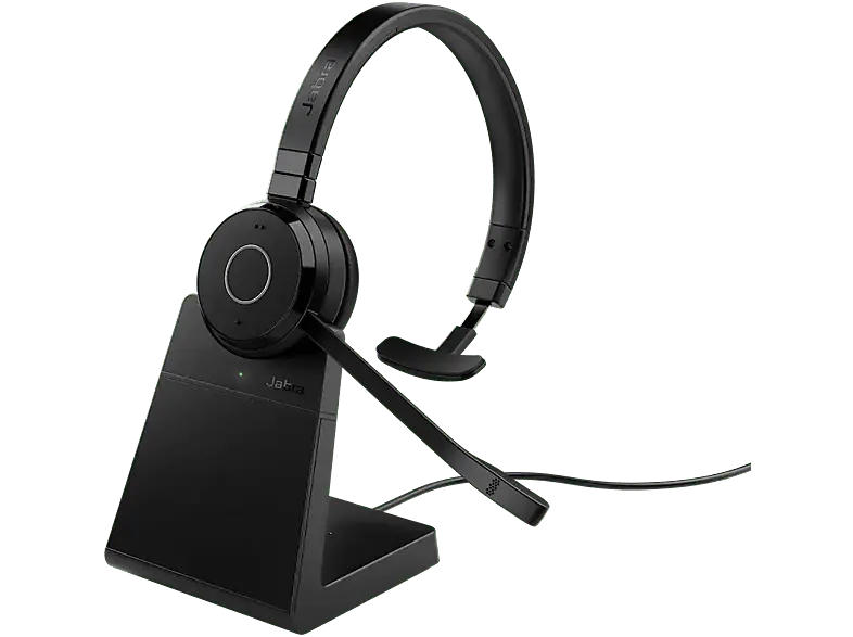 Jabra 6693-833-499 Evolve 65 TE, Optimiert für Unified Communication, Mit Ladestation, Schwarz; Kopfhörer----Kopfhörer