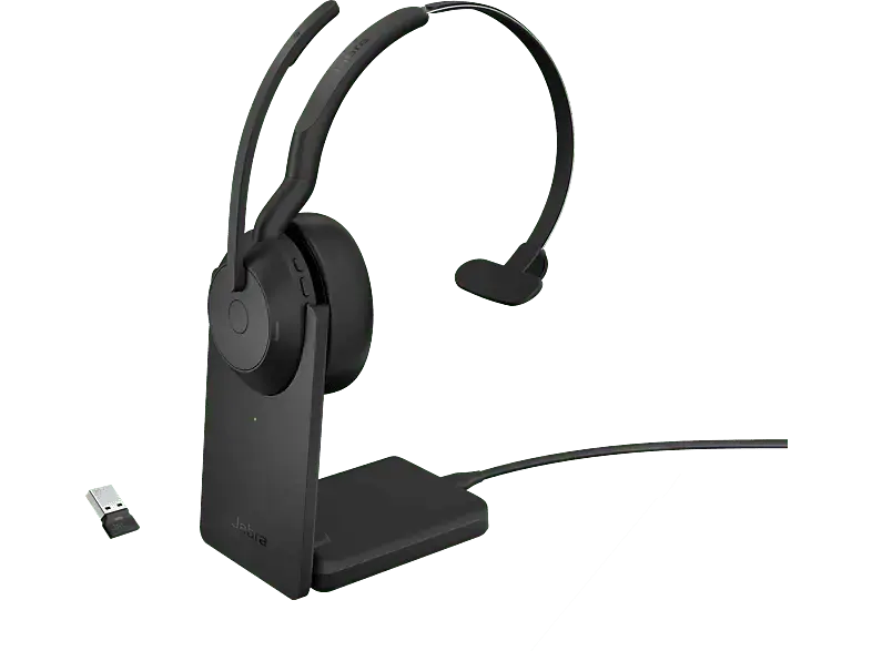 Jabra Evolve2 55 UC Mono USB-A mit Ladestation For Business; Headset----Headset