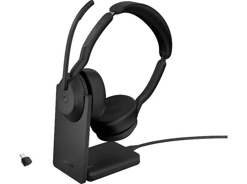 Jabra Evolve2 55 MS Stereo USB-C mit Ladestation For Business; Headset----Headset