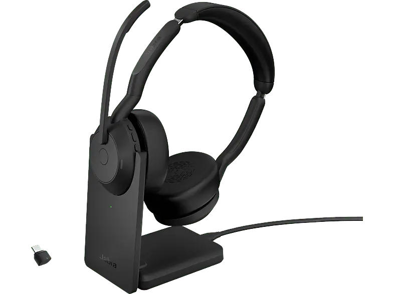 Jabra Evolve2 55 UC Stereo USB-C mit Ladestation For Business; Headset----Headset