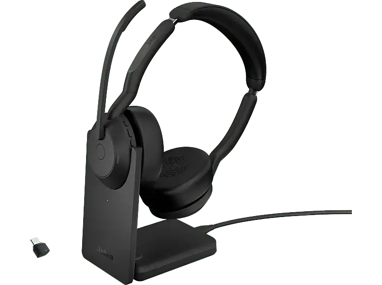 Jabra Evolve2 55 UC Stereo USB-C mit Ladestation For Business; Headset----Headset