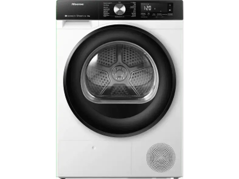 Hisense DH3S802BW2 Trockner (8 kg, EEK: D, 64 dB(A)), Weiß)