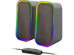 speedLink TOKEN RGB PC Lautsprecher, 12 Watt, Beleuchtung, Schwarz