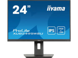 IIYAMA ProLite XUB2495WSU-B7 24,1 Zoll Monitor, WUXGA, 4 ms Reaktionszeit, 300 cd/m², 75 Hz, Schwarz