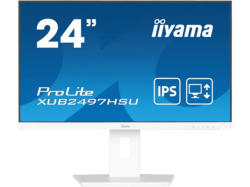 IIYAMA ProLite XUB2497HSU-W2 23,8 Zoll Monitor, Full-HD, 1 ms Reaktionszeit, 300 cd/m², 100 Hz, Weiß