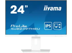 IIYAMA ProLite XUB2497HSU-W2 23,8 Zoll Monitor, Full-HD, 1 ms Reaktionszeit, 300 cd/m², 100 Hz, Weiß