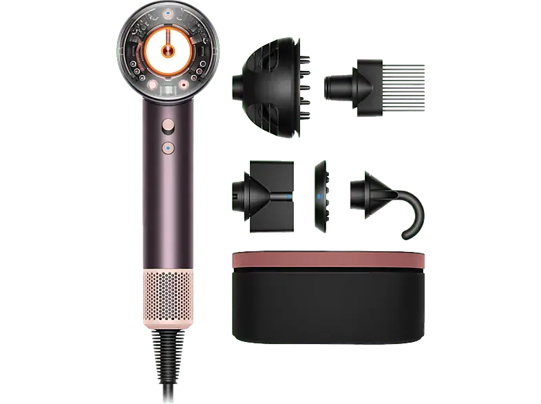 Dyson 599003 01, Supersonic Nural Haartrockner inkl. Präsentationsbox Jasper Plum (1600 Watt)
