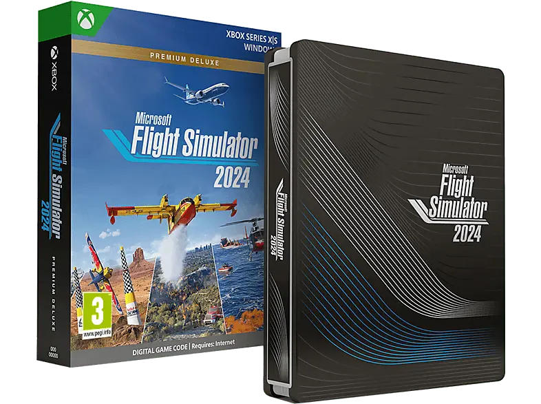 Flight Simulator 2024: Premium Deluxe - SteelBook Edition [Xbox Series X S]